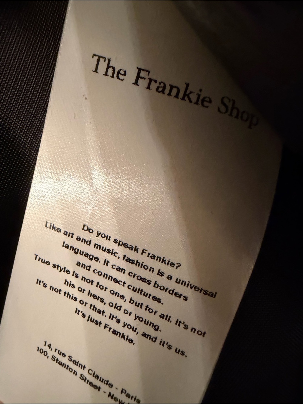 The Frankie Shop Black Patent Oversized Leather Jacket - Picture 10 of 11